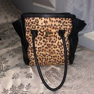 Kardashian Kollection Leopard Shoulder Bag